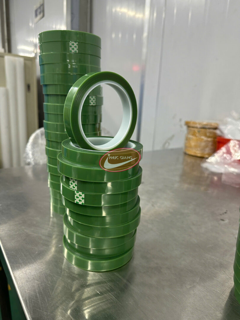 băng keo silicone màu xanh lá