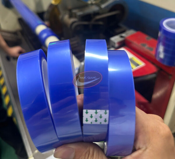 băng keo silicon chịu nhiệt màu xanh dương