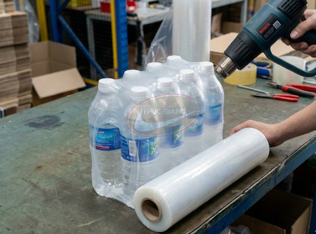 Màng co nhiệt PVC Ứng dụng của màng co sấy nhiệt PVC