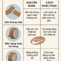 4 lỗi thường gặp khi sử dụng băng dính chịu nhiệt