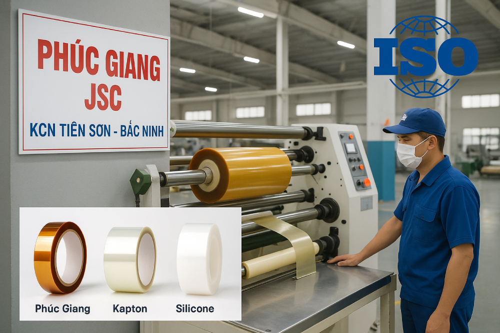 chọn mua băng keo chất lượng cao theo tiêu chuẩn ISO tại Phúc giang JSC
