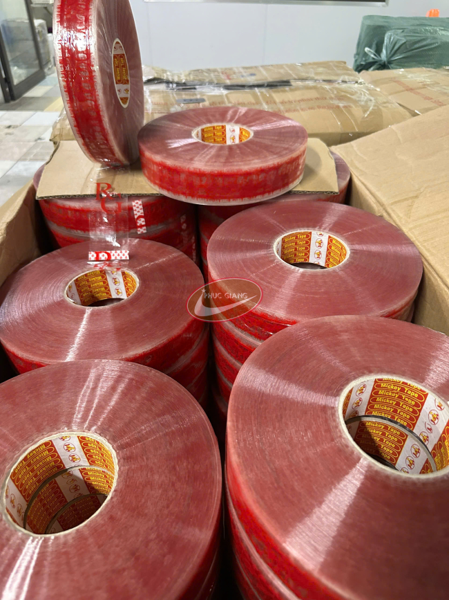 băng dính in chữ