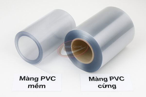 so sánh màng nhựa PVC mềm và PVC cứng