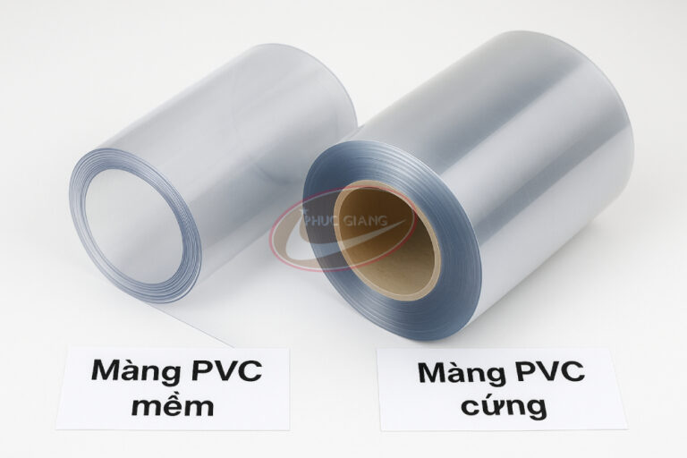 so sánh màng nhựa PVC mềm và PVC cứng