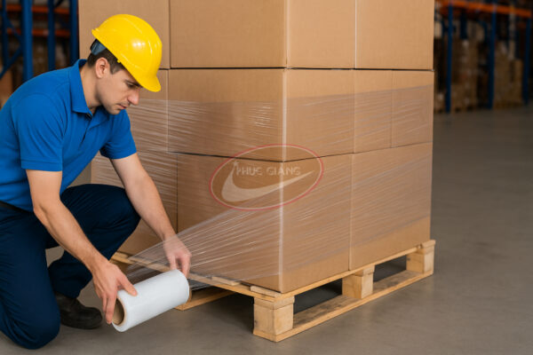 Hướng dẫn sử dụng quấn màng PE đúng cách hiệu quả và tiết kiệm.