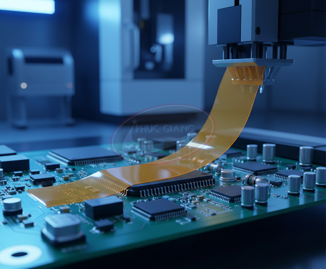 ứng dụng Băng dính Kapton giúp cách điện và chống tĩnh điện cho linh kiện điện tử SMT.